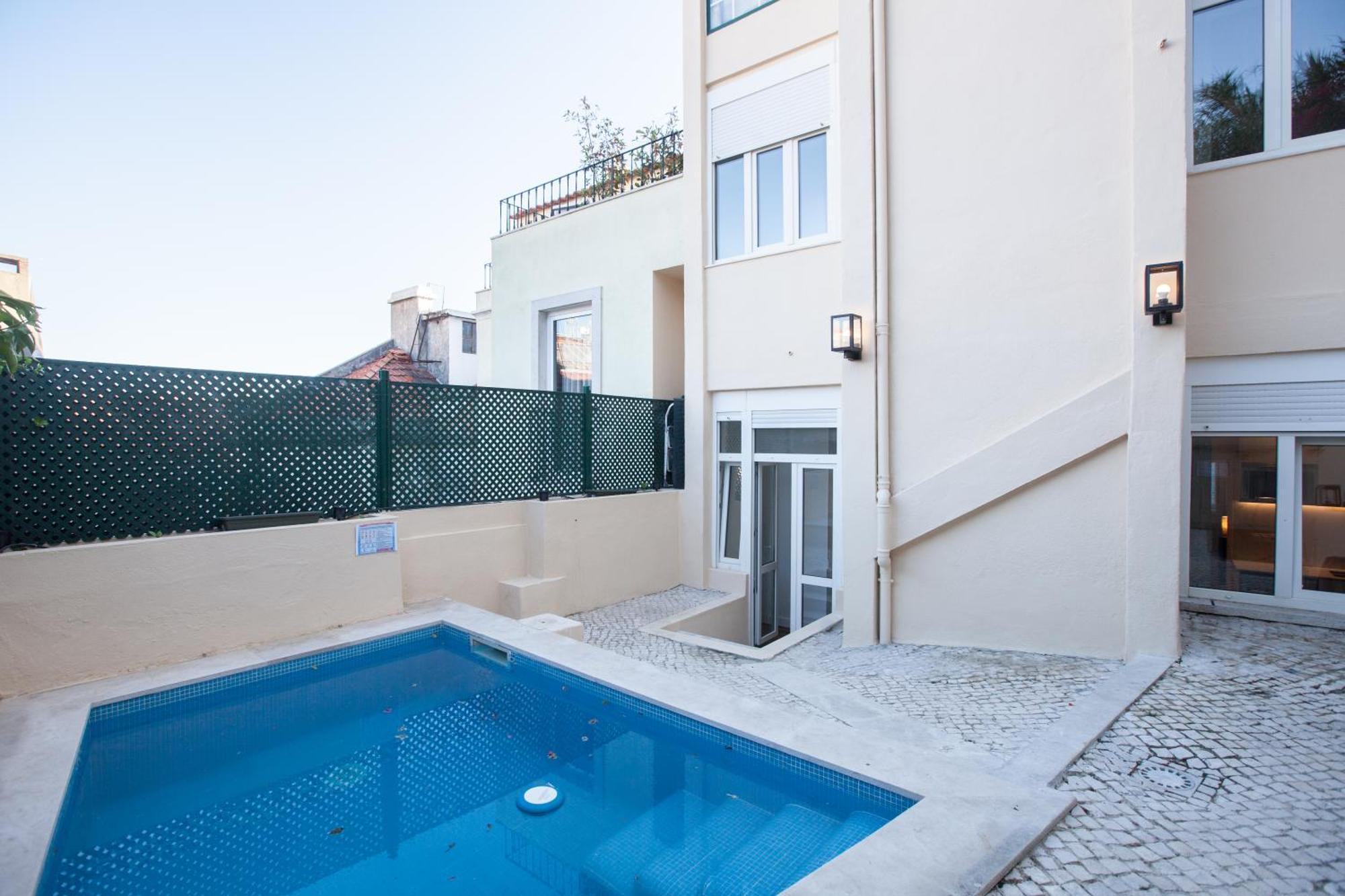 Flh Graca Charming Duplex With Small Pool Lisboa Eksteriør billede