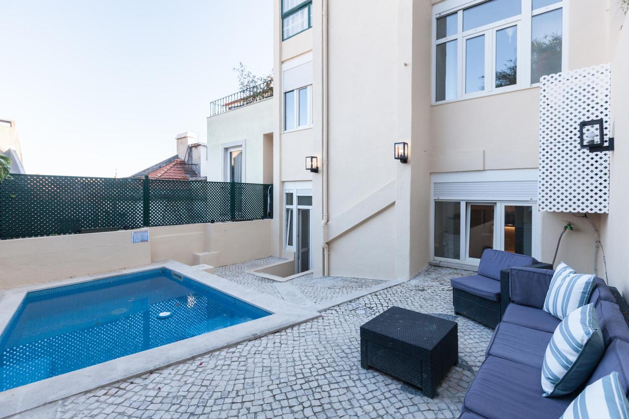 Flh Graca Charming Duplex With Small Pool Lisboa Eksteriør billede